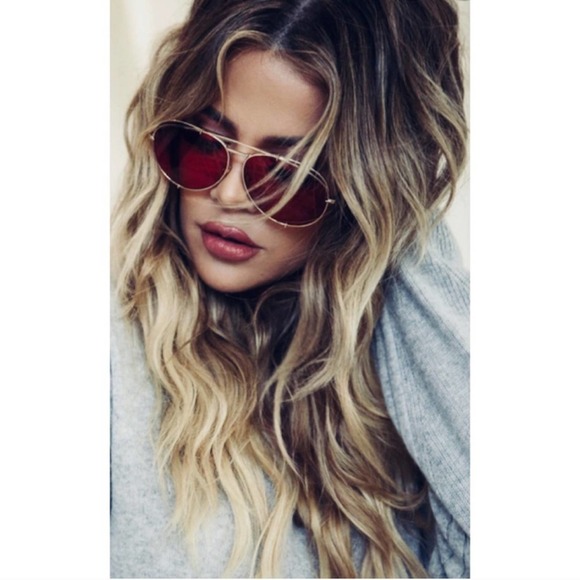 Diff x Khloe Koko Sunglasses Gold & Brown main image 10
